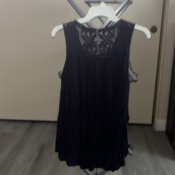 Navy Blue tank style top - Picture 2 of 2